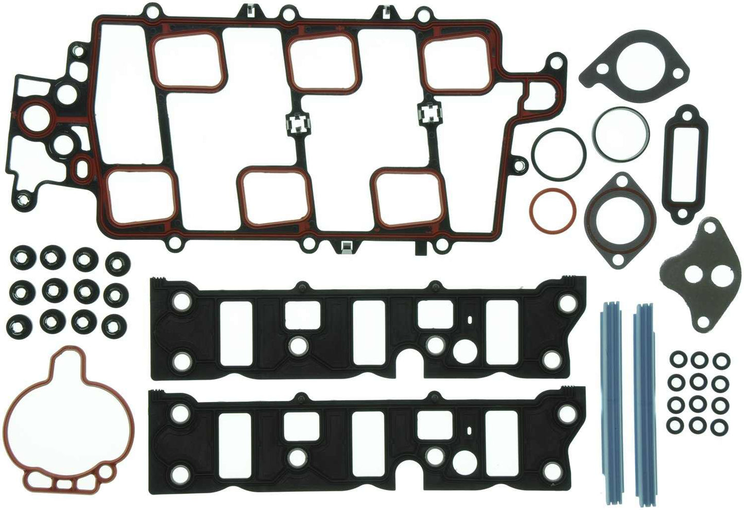 Front View of Engine Intake Manifold Gasket Set MAHLE MIS16191