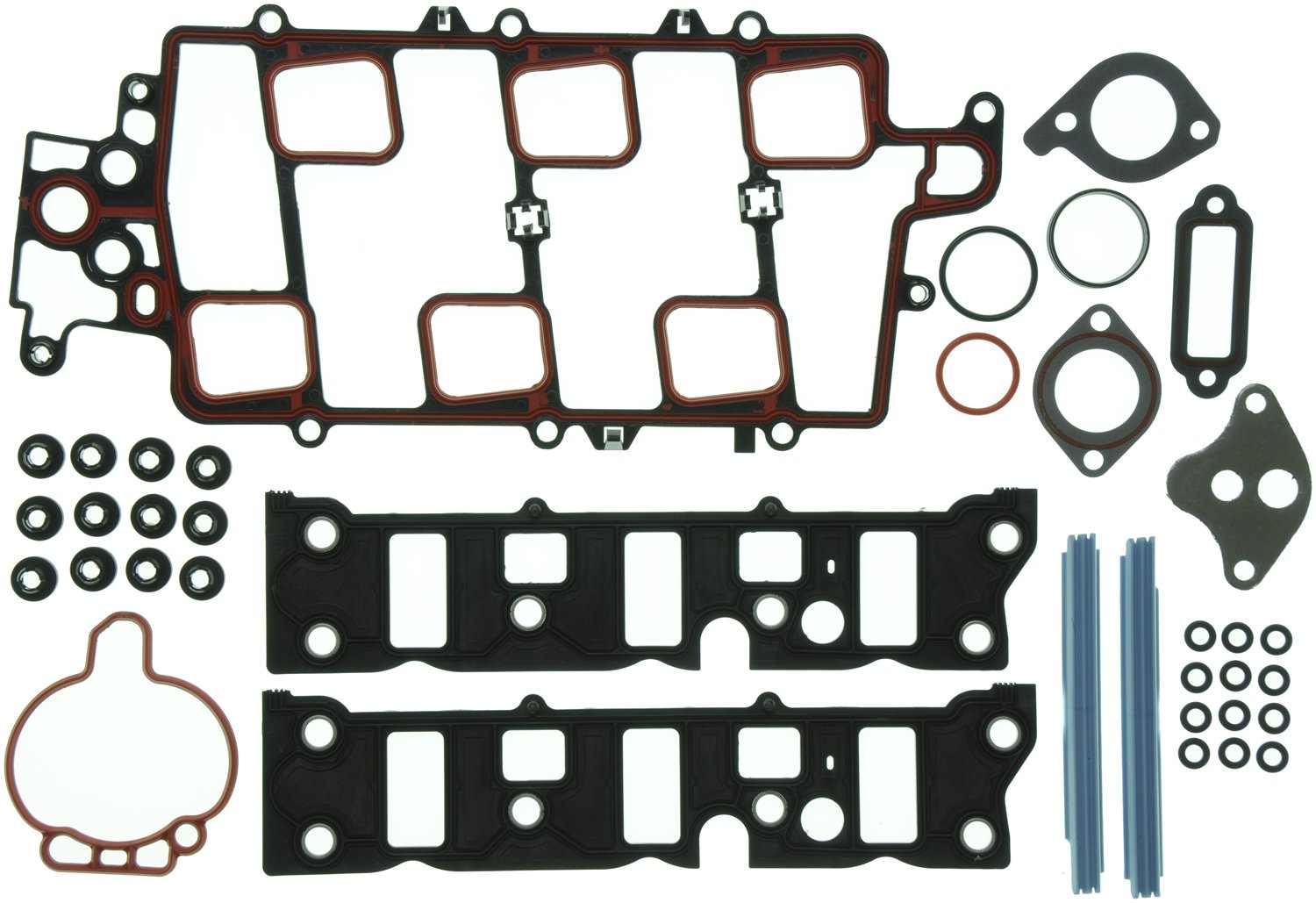 Front View of Engine Intake Manifold Gasket Set MAHLE MIS16191