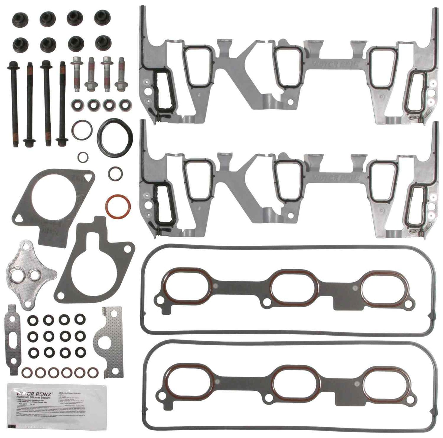 Front View of Engine Intake Manifold Gasket Set MAHLE MIS16259WB