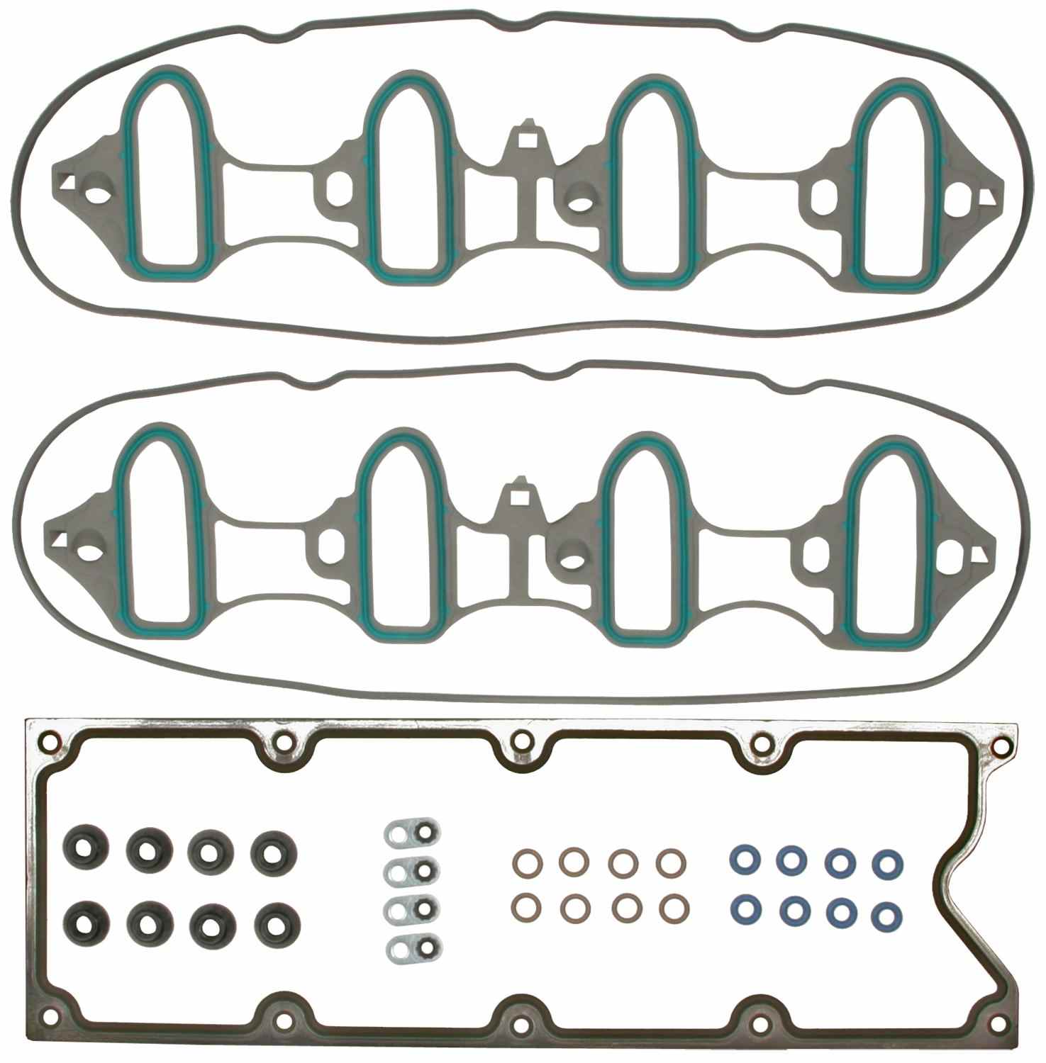 Front View of Engine Intake Manifold Gasket Set MAHLE MIS16340