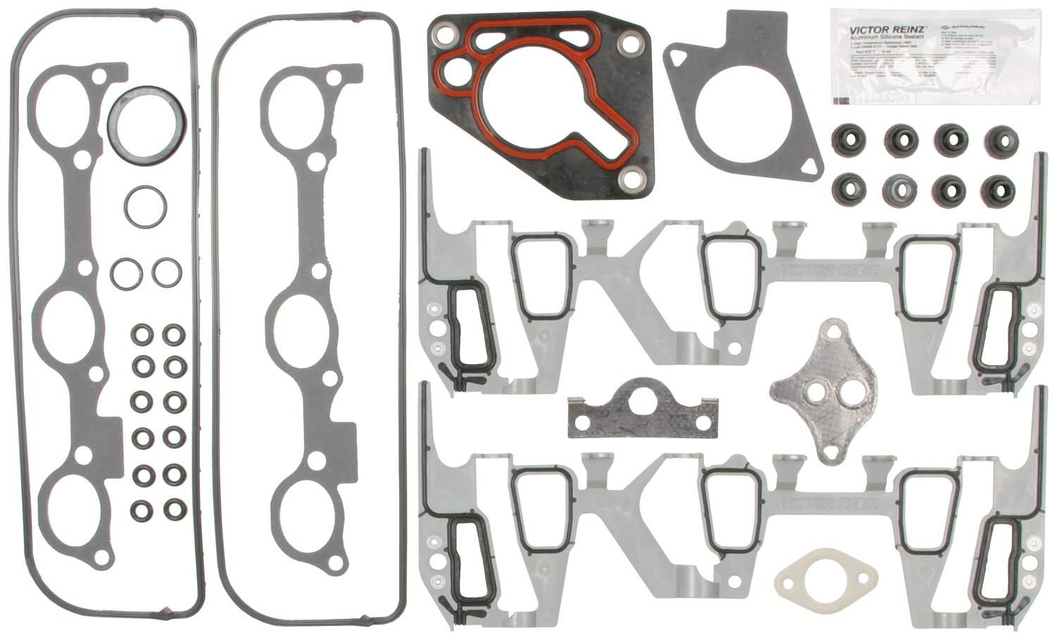 Front View of Engine Intake Manifold Gasket Set MAHLE MIS17892