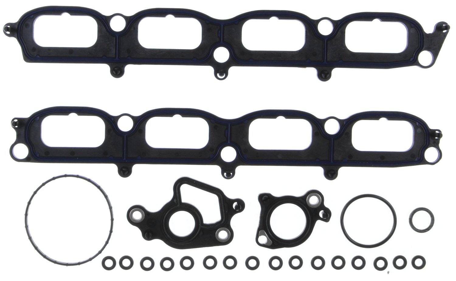 Front View of Engine Intake Manifold Gasket Set MAHLE MIS19263