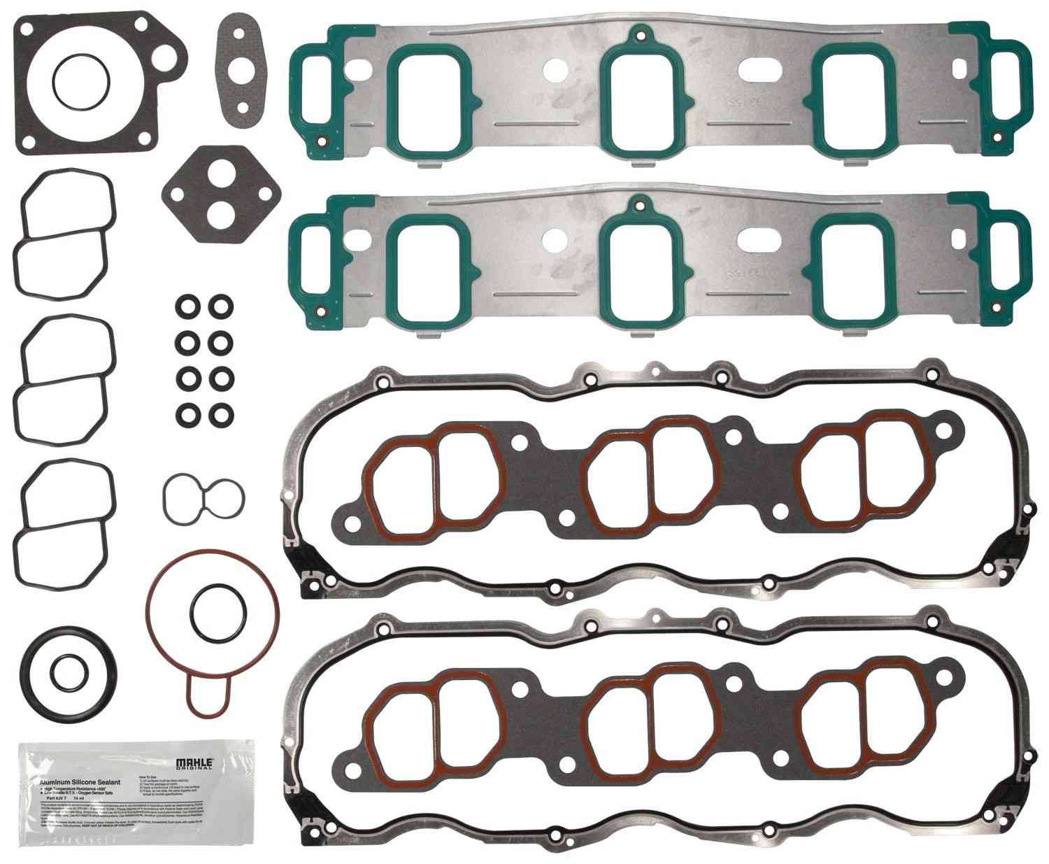 Accessories 1 View of Upper Engine Intake Manifold Gasket Set MAHLE MIS19316