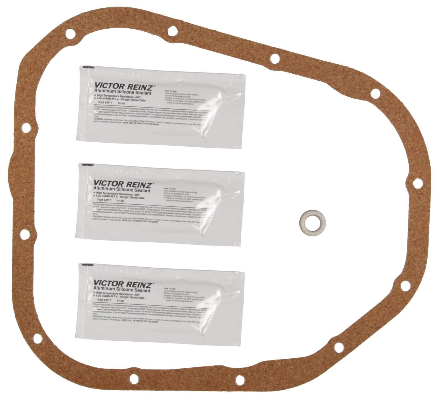 Front View of Engine Oil Pan Gasket Set MAHLE OS32237