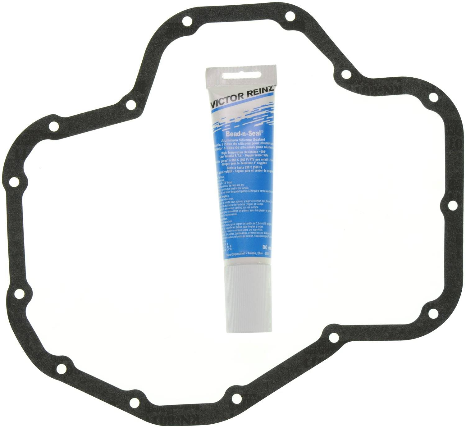 Front View of Engine Oil Pan Gasket Set MAHLE OS32276