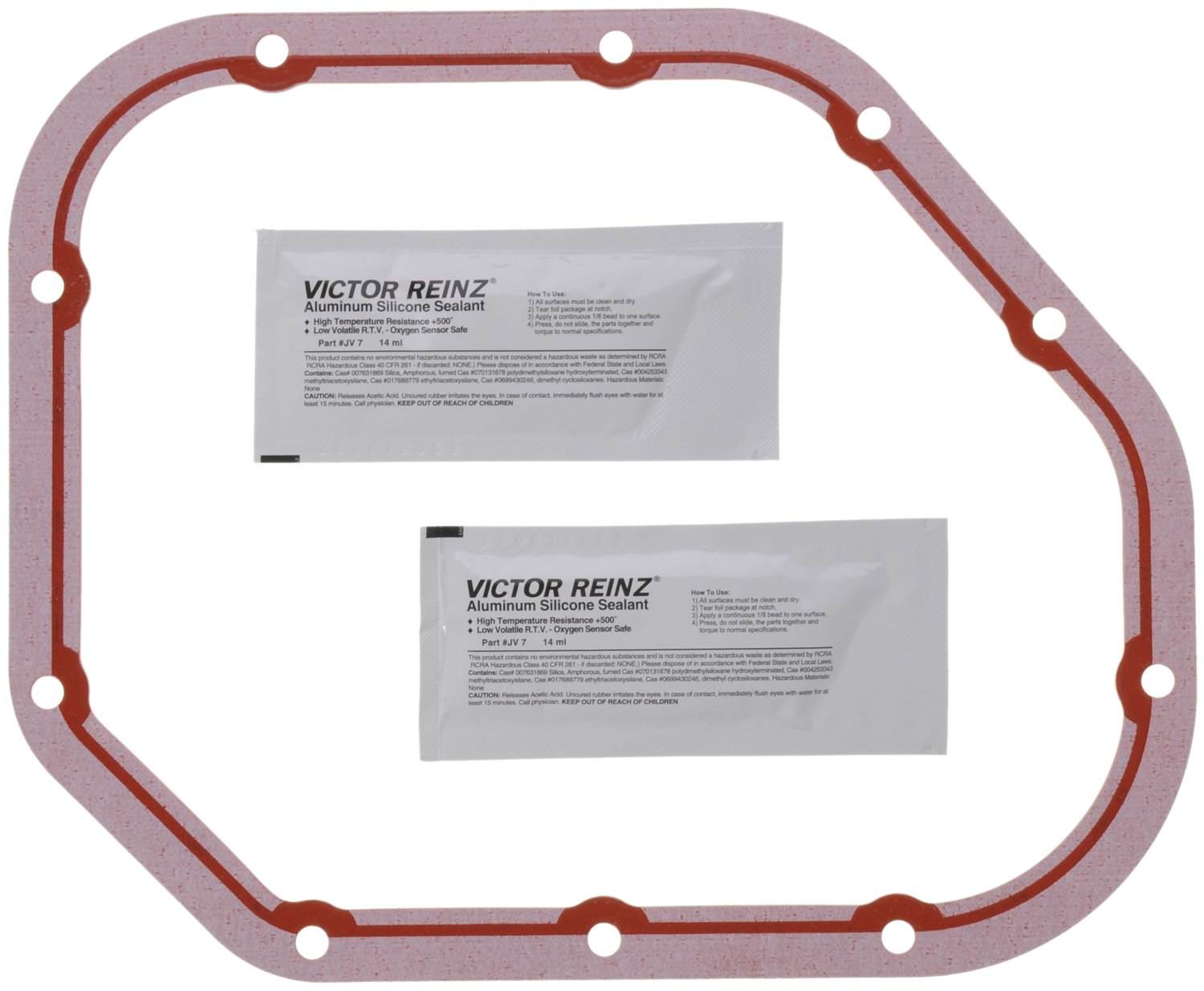 Front View of Engine Oil Pan Gasket Set MAHLE OS32305