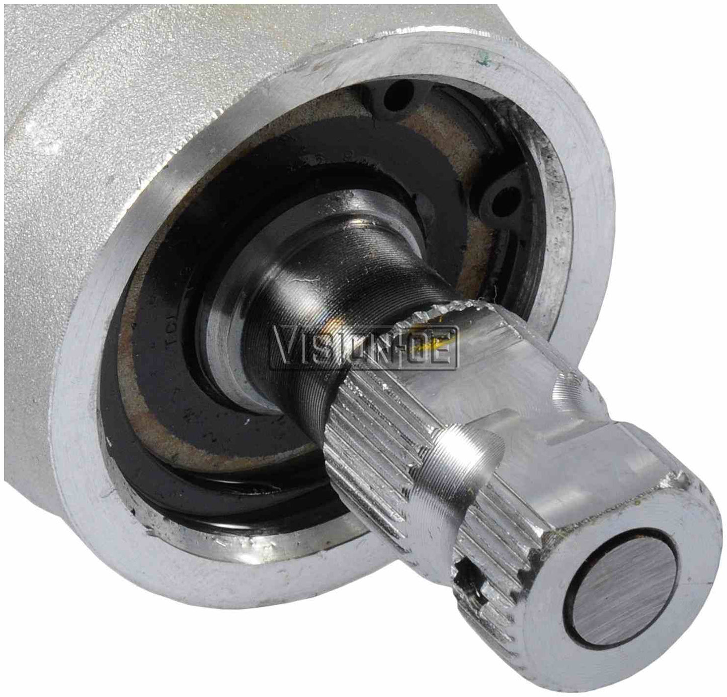 Connector View of Rack and Pinion Assembly BBB N102-0111