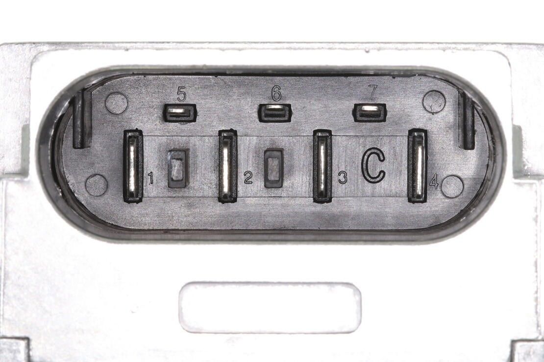 Angle View of Engine Cooling Fan Controller VEMO V30-79-0012