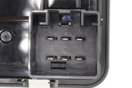 Angle View of Front Left Door Window Switch VEMO V48-73-0017