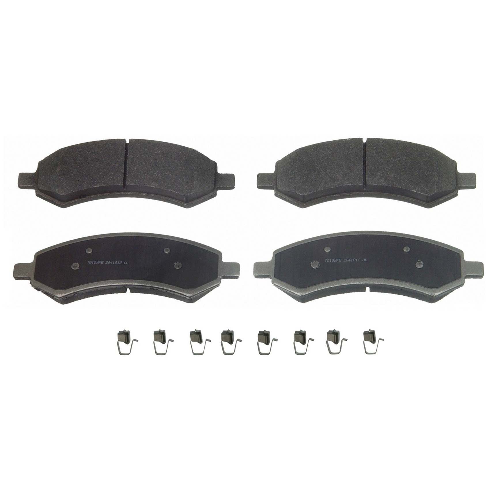 Angle View of Front Disc Brake Pad Set WAGNER BRAKES MX1084