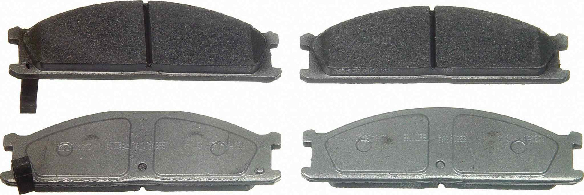 Top View of Front Disc Brake Pad Set WAGNER BRAKES MX333