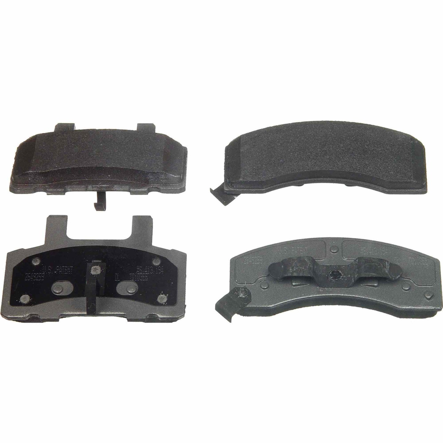 Angle View of Front Disc Brake Pad Set WAGNER BRAKES MX370