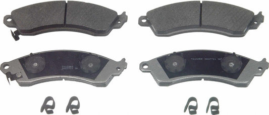 Top View of Front Disc Brake Pad Set WAGNER BRAKES MX412