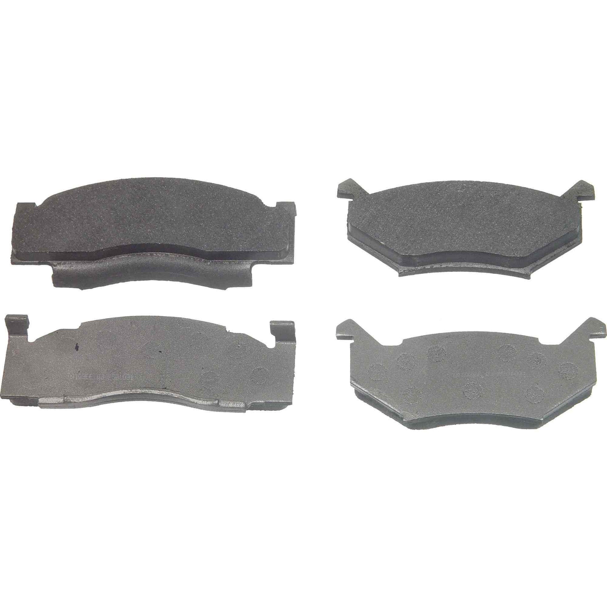 Angle View of Front Disc Brake Pad Set WAGNER BRAKES MX84