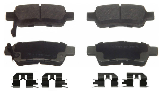 Top View of Rear Disc Brake Pad Set WAGNER BRAKES PD1088