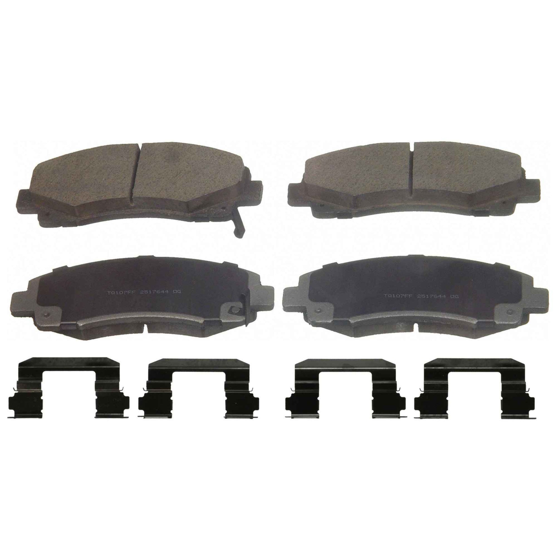 Angle View of Front Disc Brake Pad Set WAGNER BRAKES PD1102