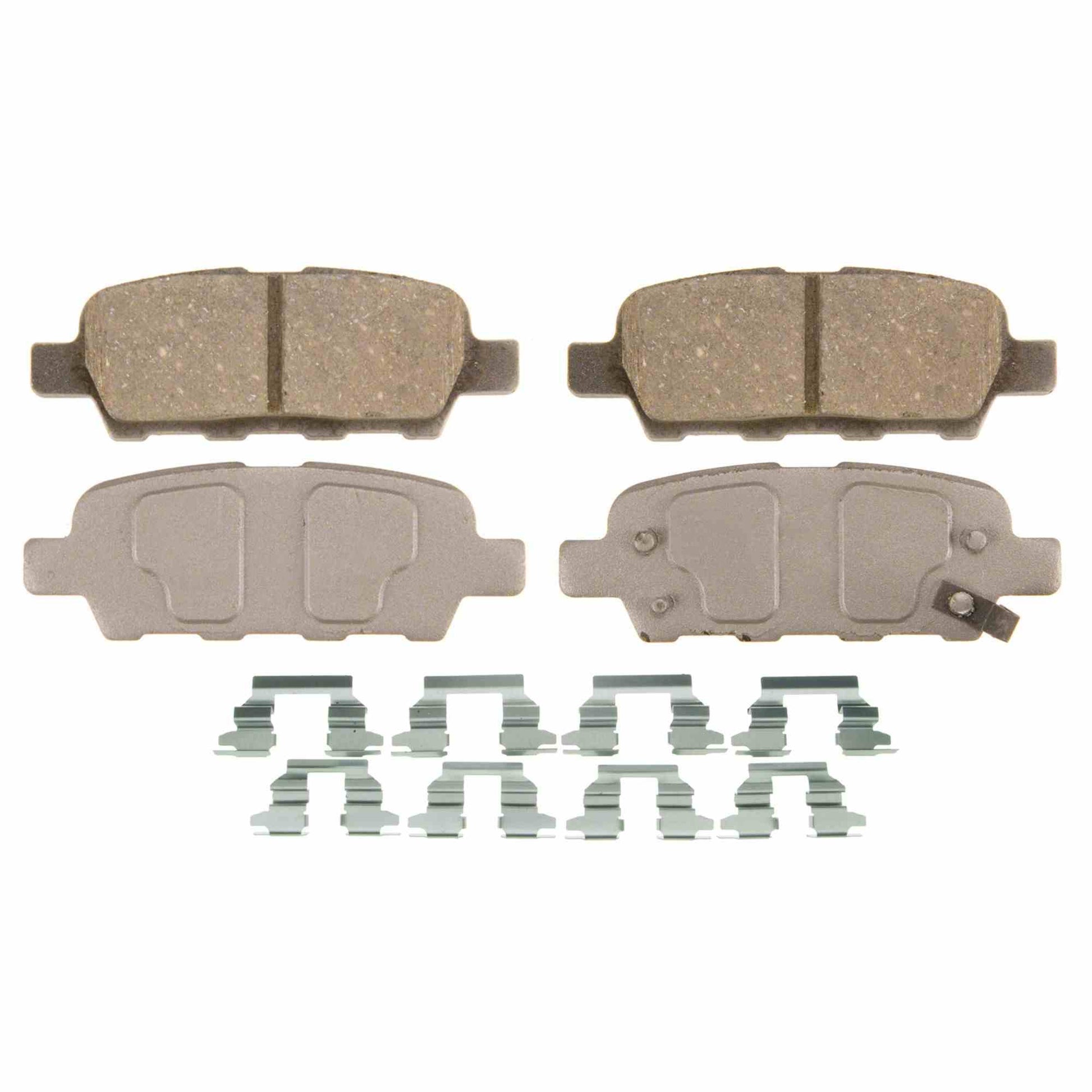 Top View of Rear Disc Brake Pad Set WAGNER BRAKES PD1288