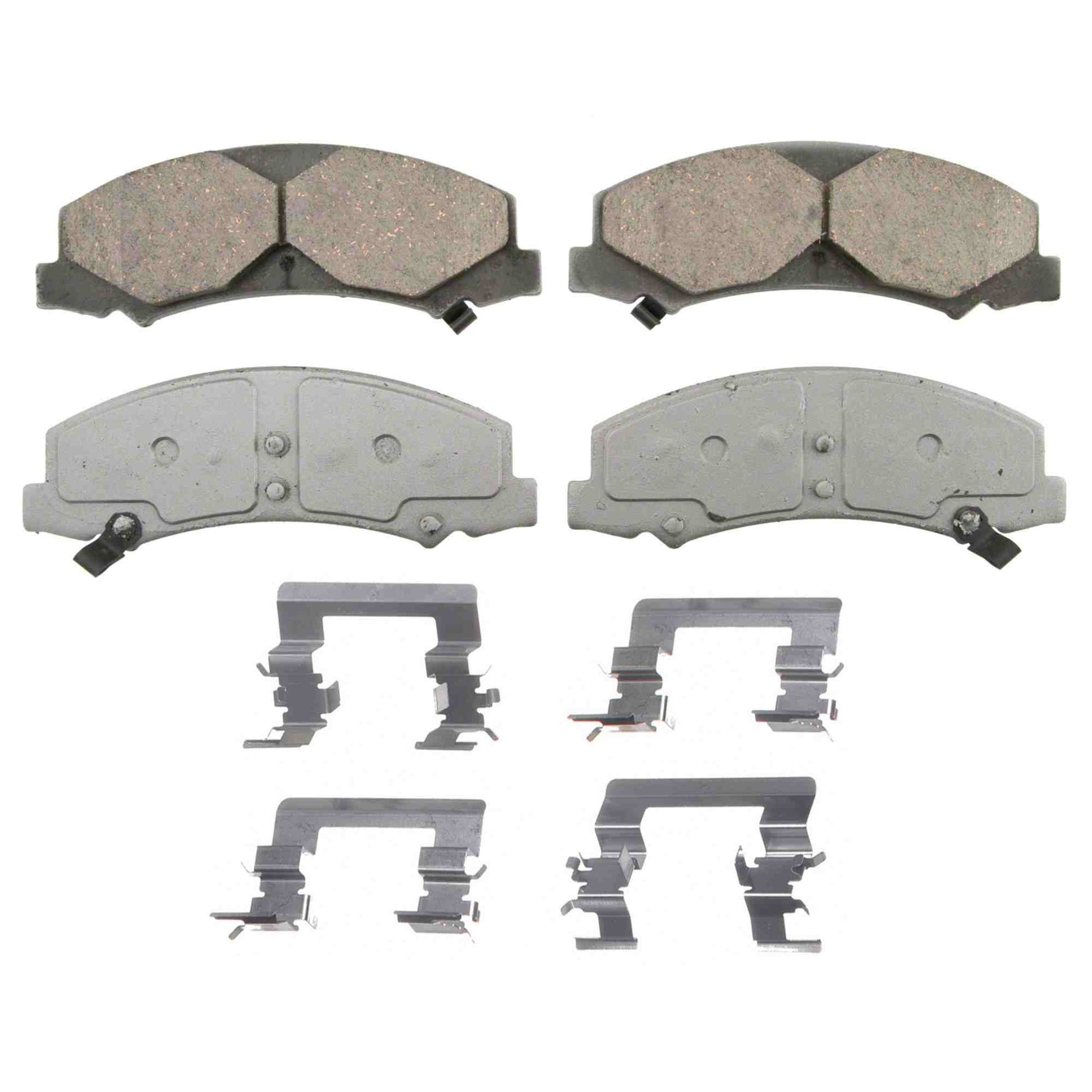 Top View of Front Disc Brake Pad Set WAGNER BRAKES QC1159