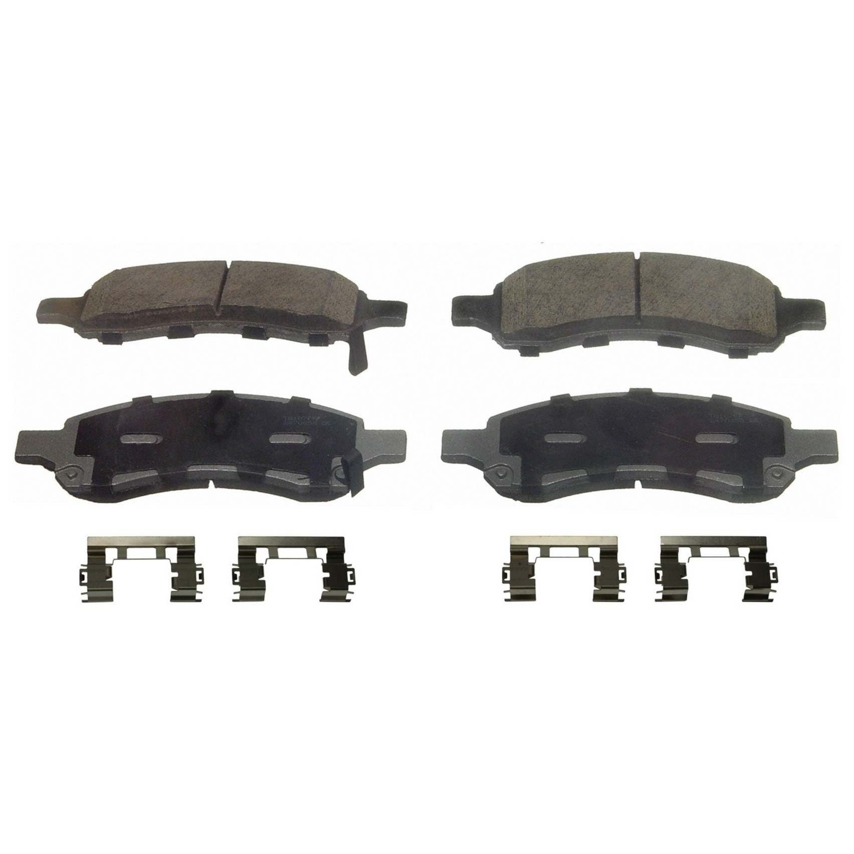 Angle View of Front Disc Brake Pad Set WAGNER BRAKES QC1169A