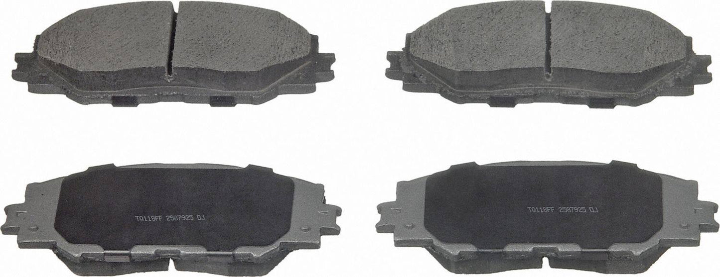 Angle View of Front Disc Brake Pad Set WAGNER BRAKES QC1210