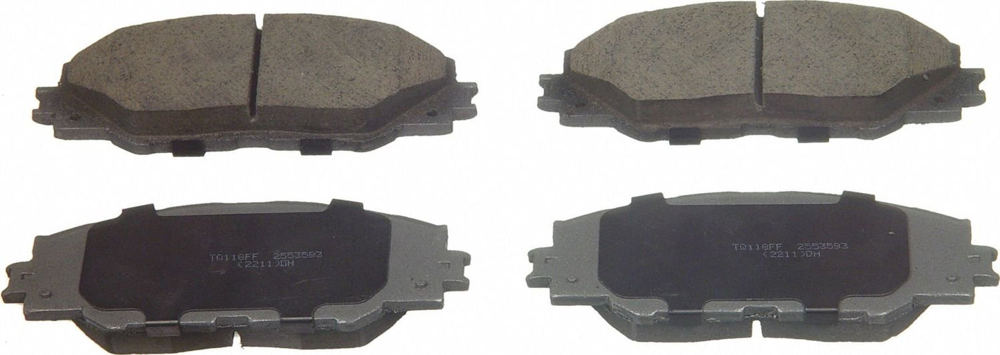 Angle View of Front Disc Brake Pad Set WAGNER BRAKES QC1211