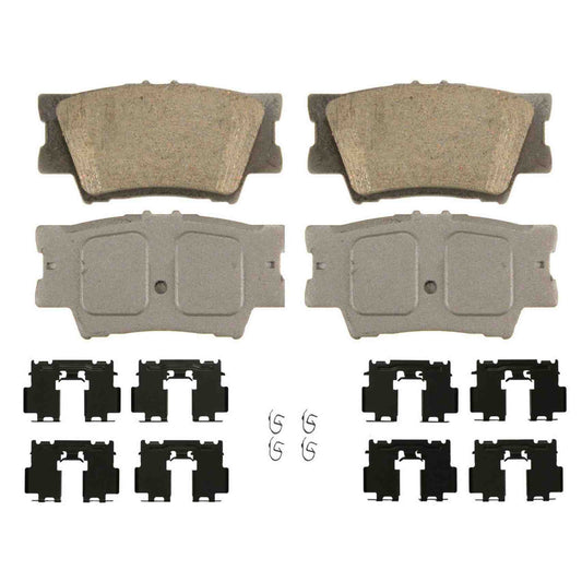 Rear Disc Brake Pad Set WAGNER BRAKES QC1212 For Toyota Lexus Pontiac Camry RAV4 ES350 Avalon ES300h Matrix Vibe HS250h