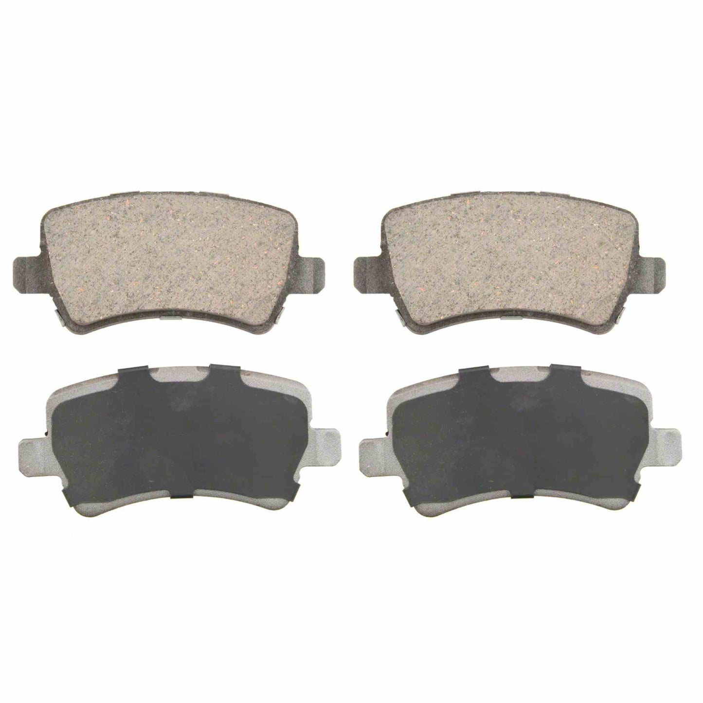 Top View of Rear Disc Brake Pad Set WAGNER BRAKES QC1307