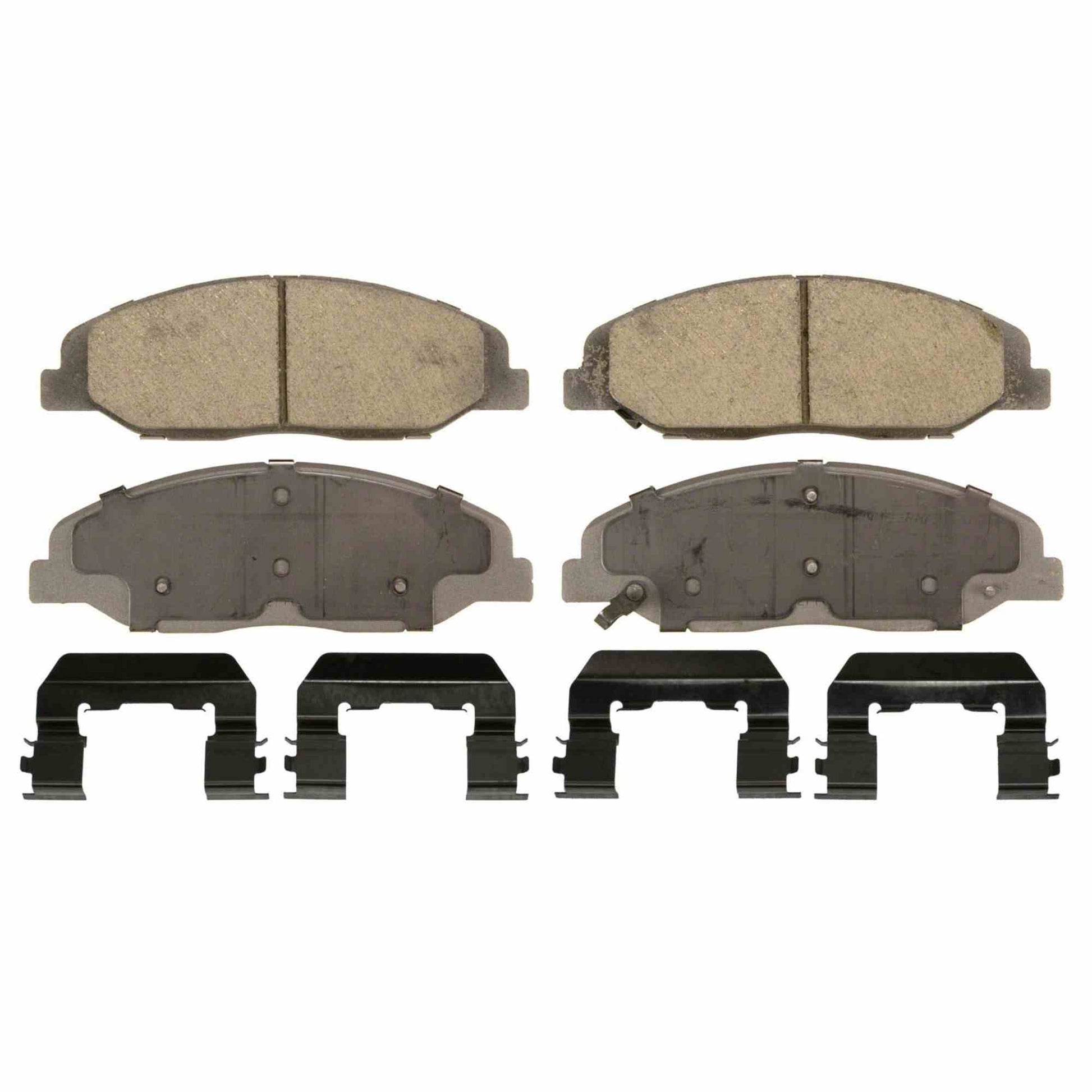 Top View of Front Disc Brake Pad Set WAGNER BRAKES QC1332