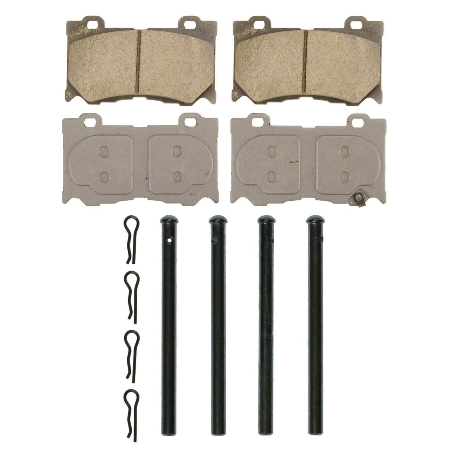 Top View of Front Disc Brake Pad Set WAGNER BRAKES QC1346