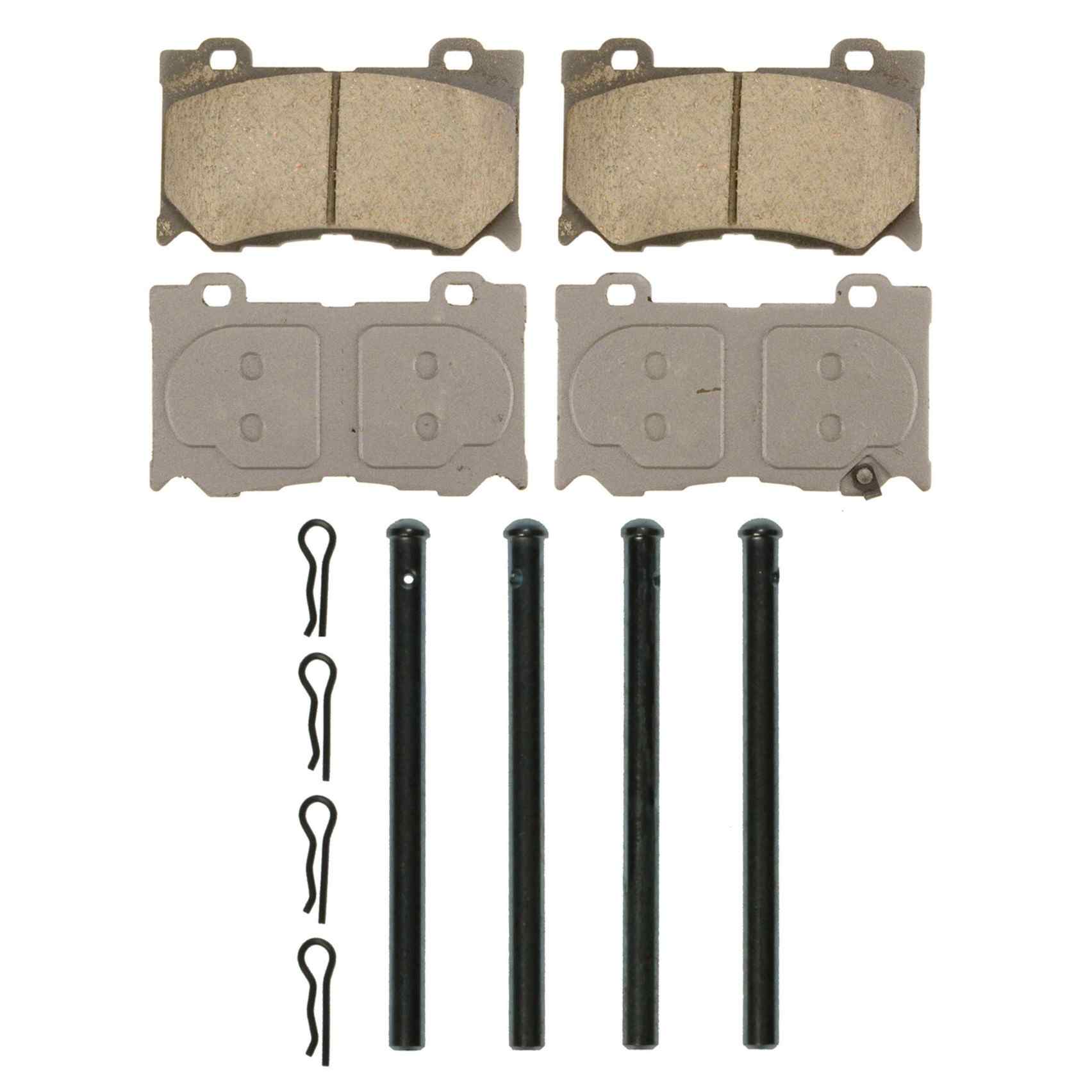 Top View of Front Disc Brake Pad Set WAGNER BRAKES QC1346