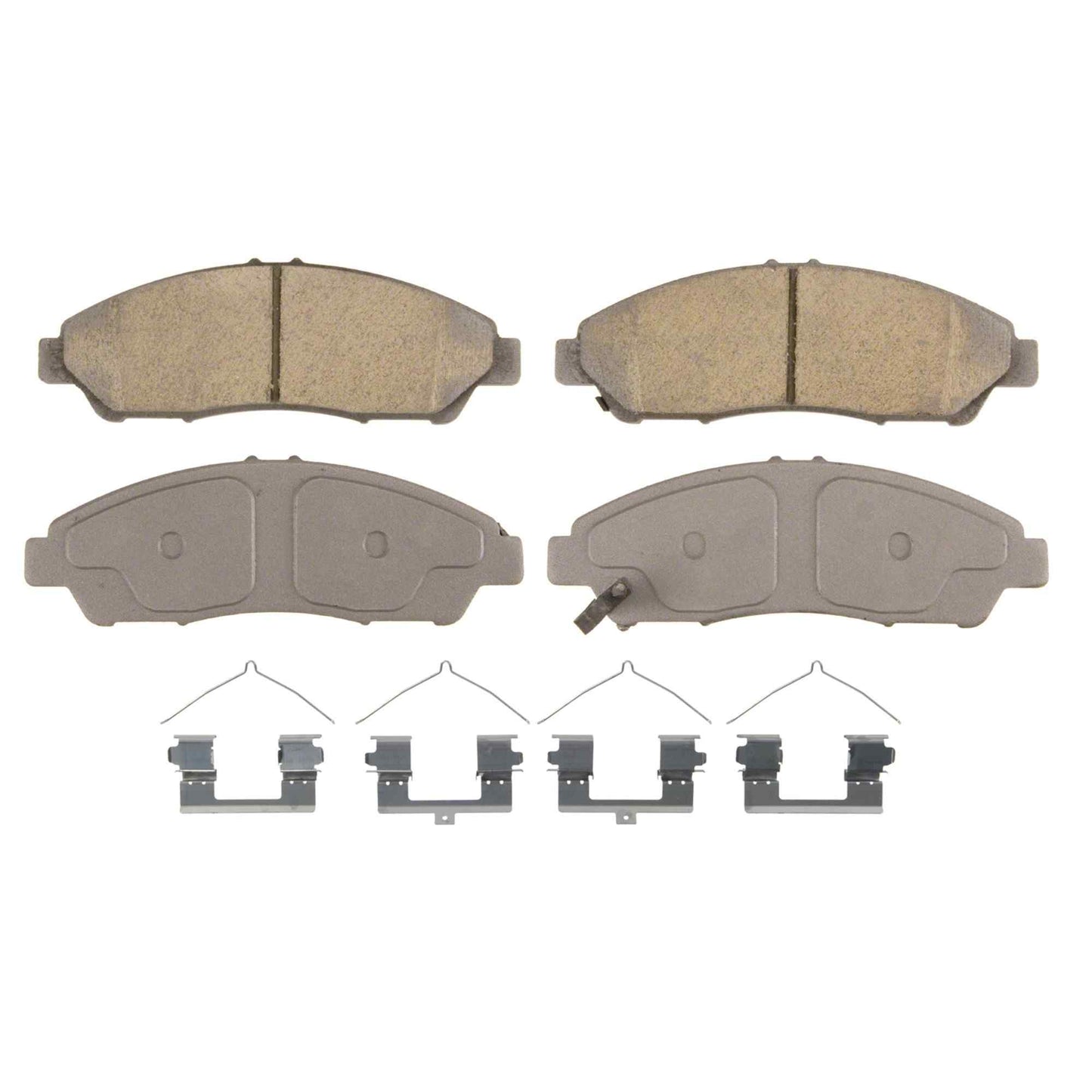 Top View of Front Disc Brake Pad Set WAGNER BRAKES QC1378