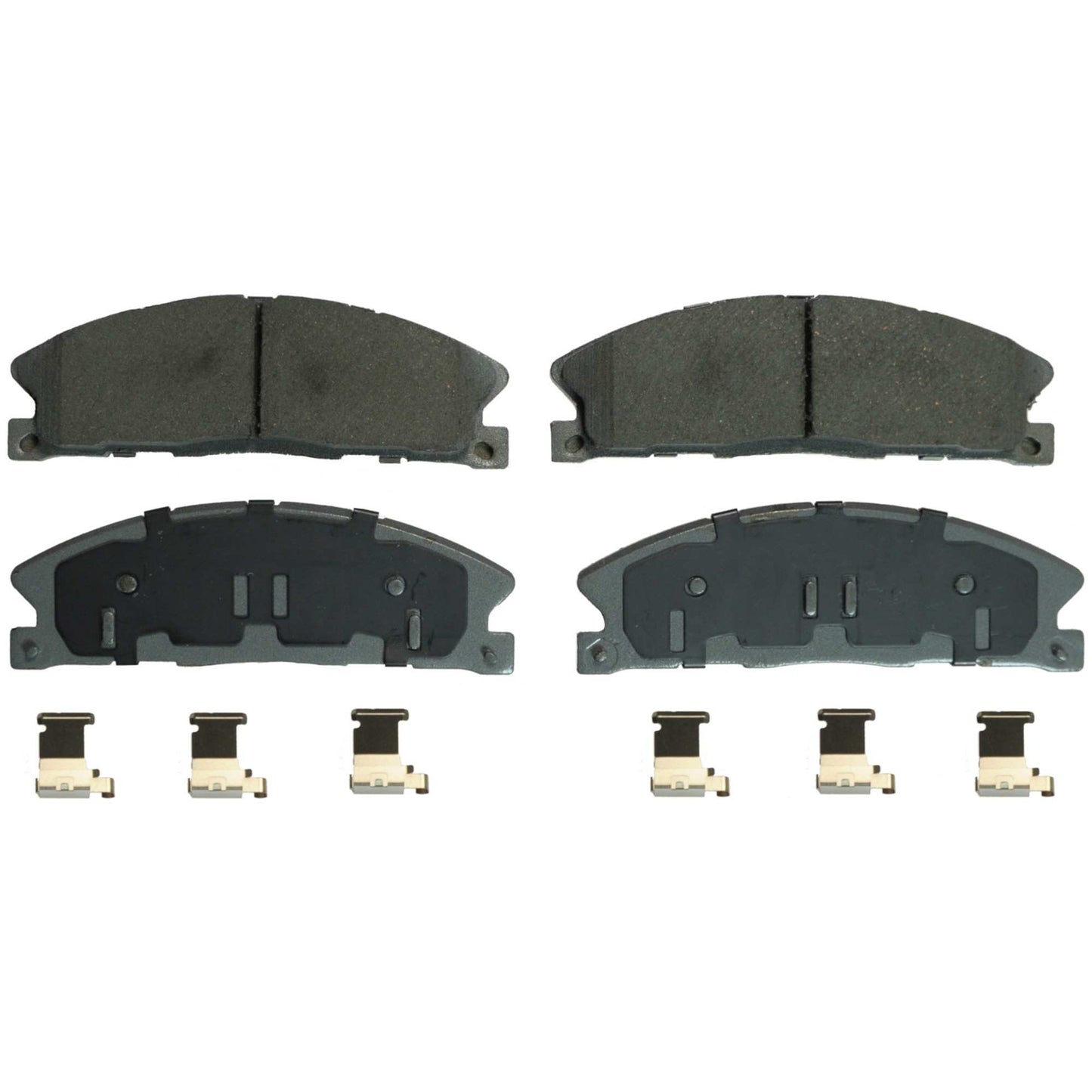 Top View of Front Disc Brake Pad Set WAGNER BRAKES QC1611