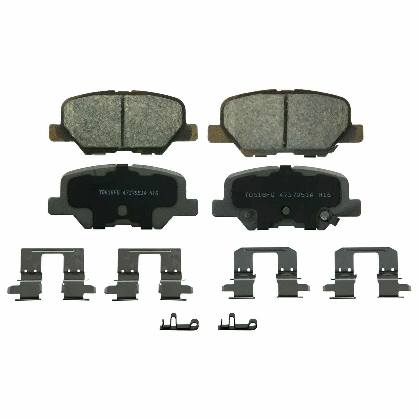 Rear Disc Brake Pad Set WAGNER BRAKES QC1679 For Mazda Mitsubishi 3 Sport Outlander Sport 3 Outlander 6 RVR