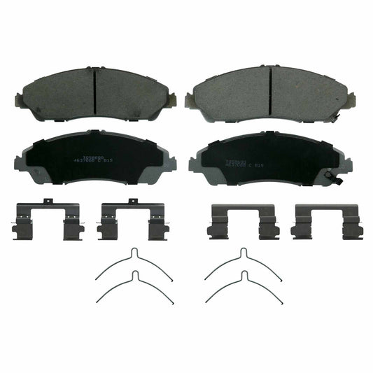 Top View of Front Disc Brake Pad Set WAGNER BRAKES QC1723