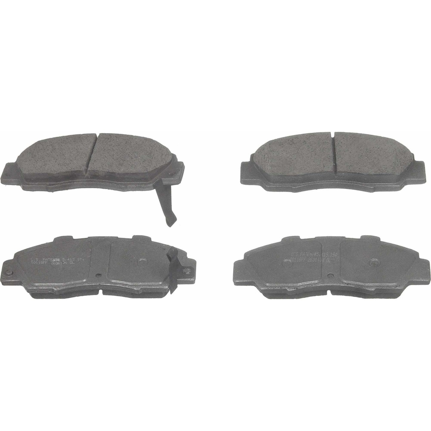 Angle View of Front Disc Brake Pad Set WAGNER BRAKES QC503