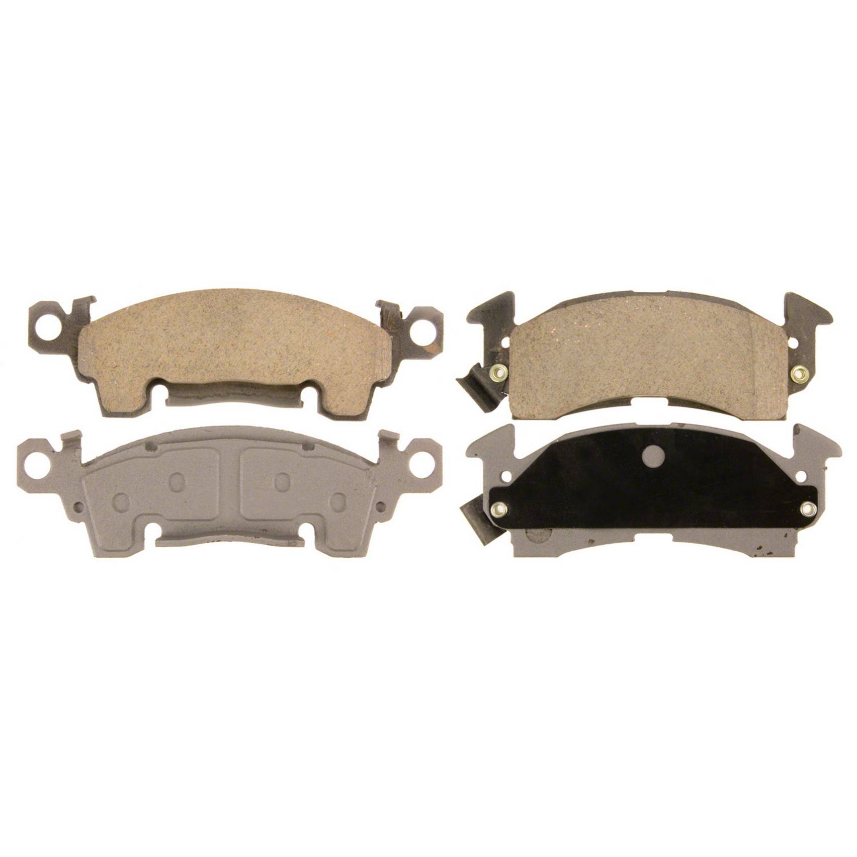 Top View of Front Disc Brake Pad Set WAGNER BRAKES QC52