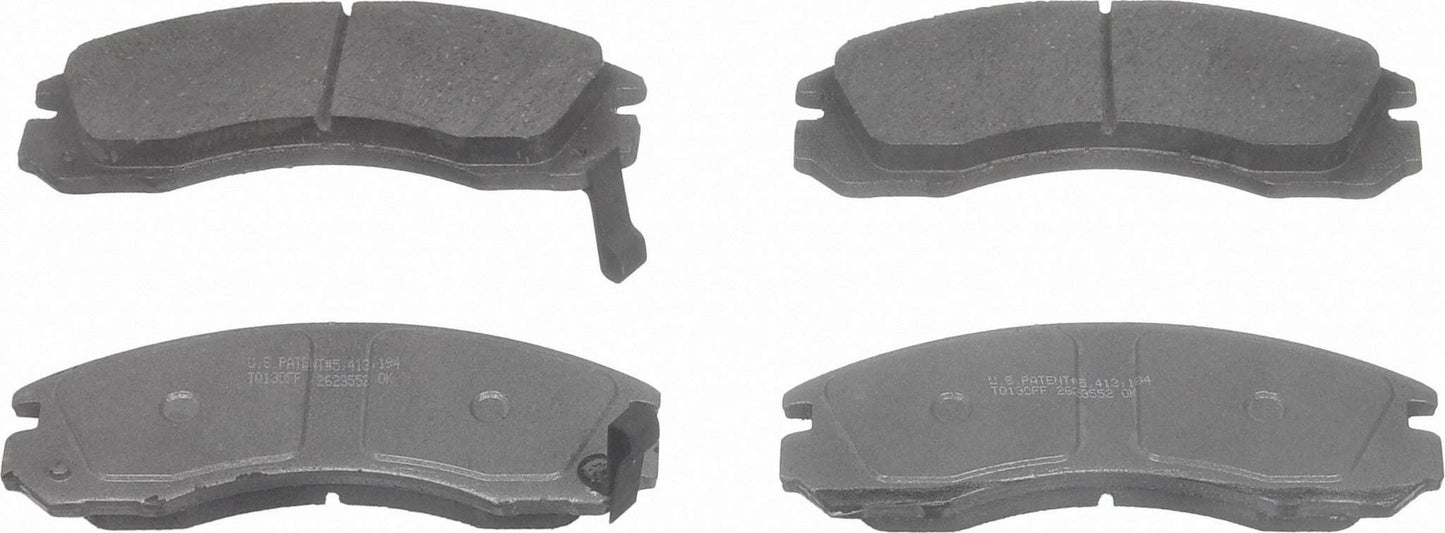 Top View of Front Disc Brake Pad Set WAGNER BRAKES QC530