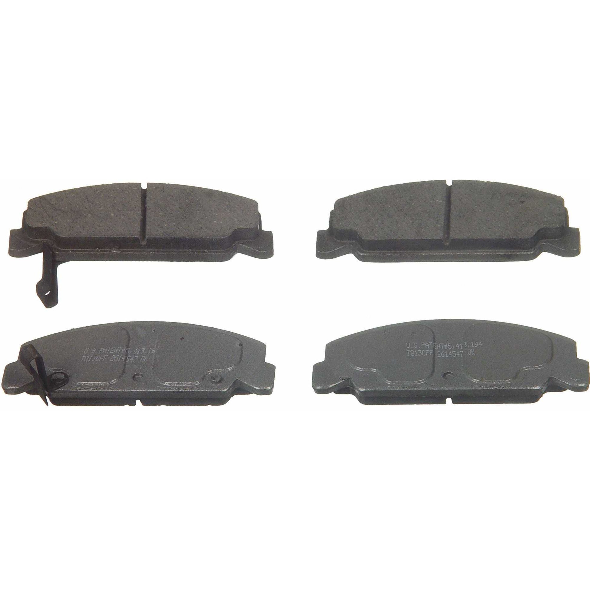 Angle View of Front Disc Brake Pad Set WAGNER BRAKES QC560