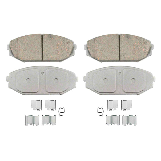 Top View of Front Disc Brake Pad Set WAGNER BRAKES QC793