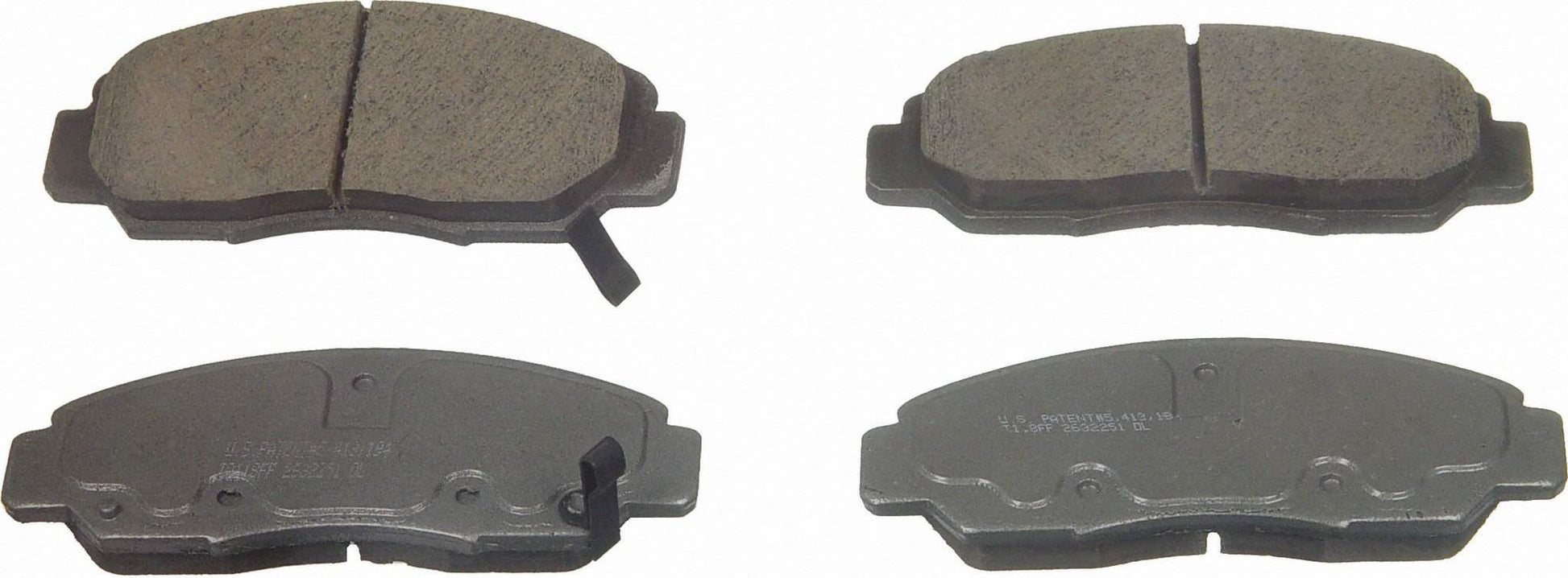 Top View of Front Disc Brake Pad Set WAGNER BRAKES QC959