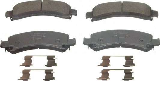 Top View of Rear Disc Brake Pad Set WAGNER BRAKES QC974A