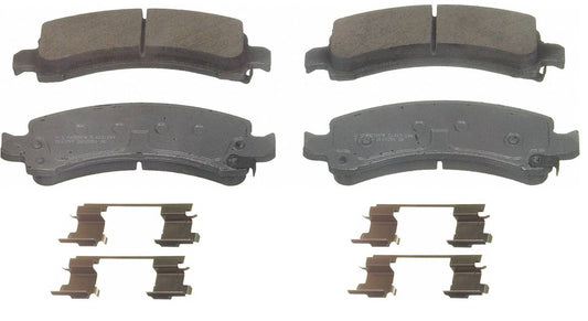 Top View of Rear Disc Brake Pad Set WAGNER BRAKES QC974