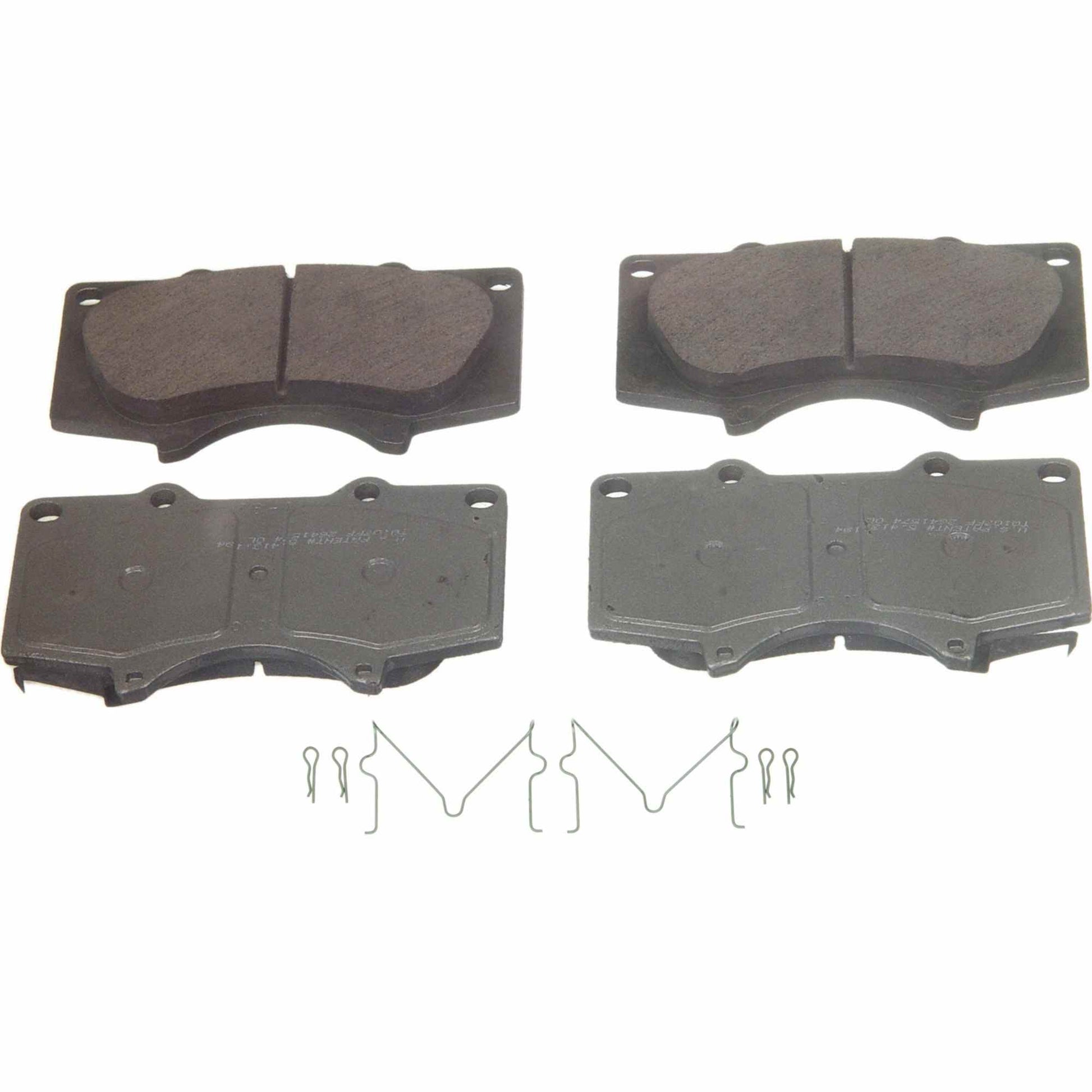 Angle View of Front Disc Brake Pad Set WAGNER BRAKES QC976