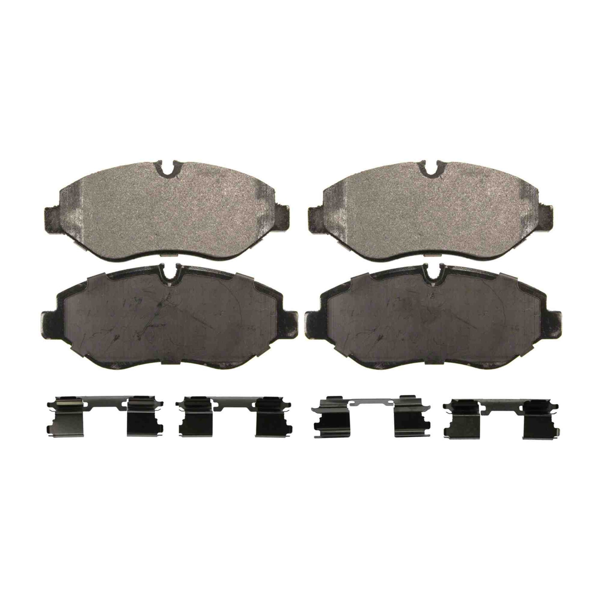 Top View of Front Disc Brake Pad Set WAGNER BRAKES SX1316