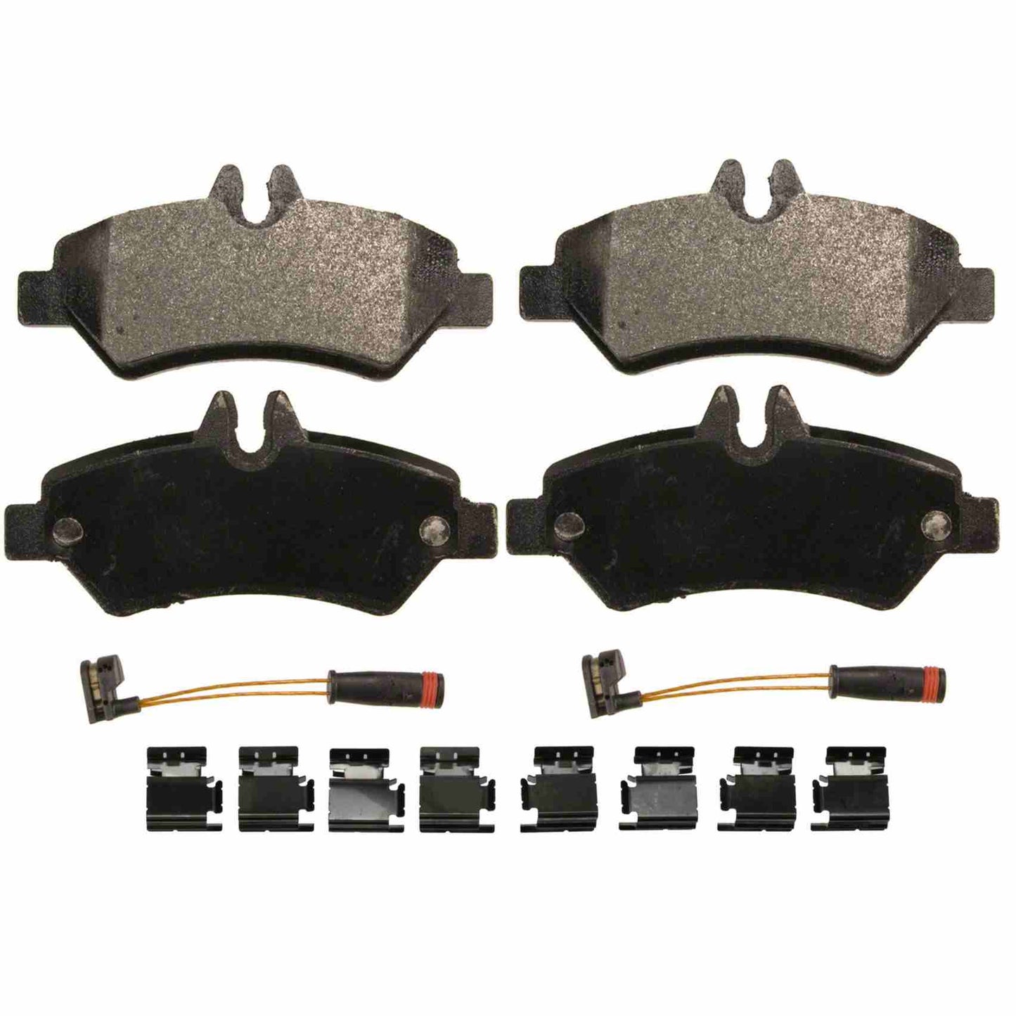 Top View of Rear Disc Brake Pad Set WAGNER BRAKES SX1317