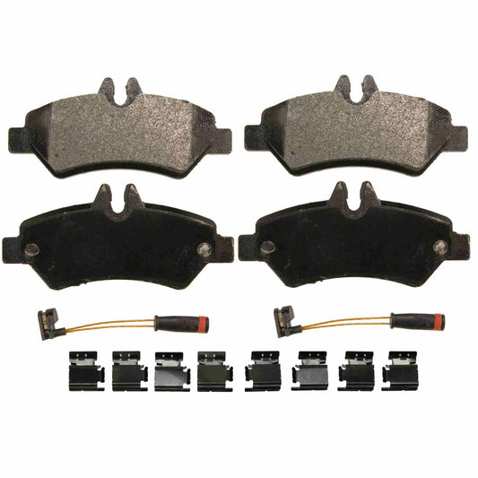 Top View of Rear Disc Brake Pad Set WAGNER BRAKES SX1317