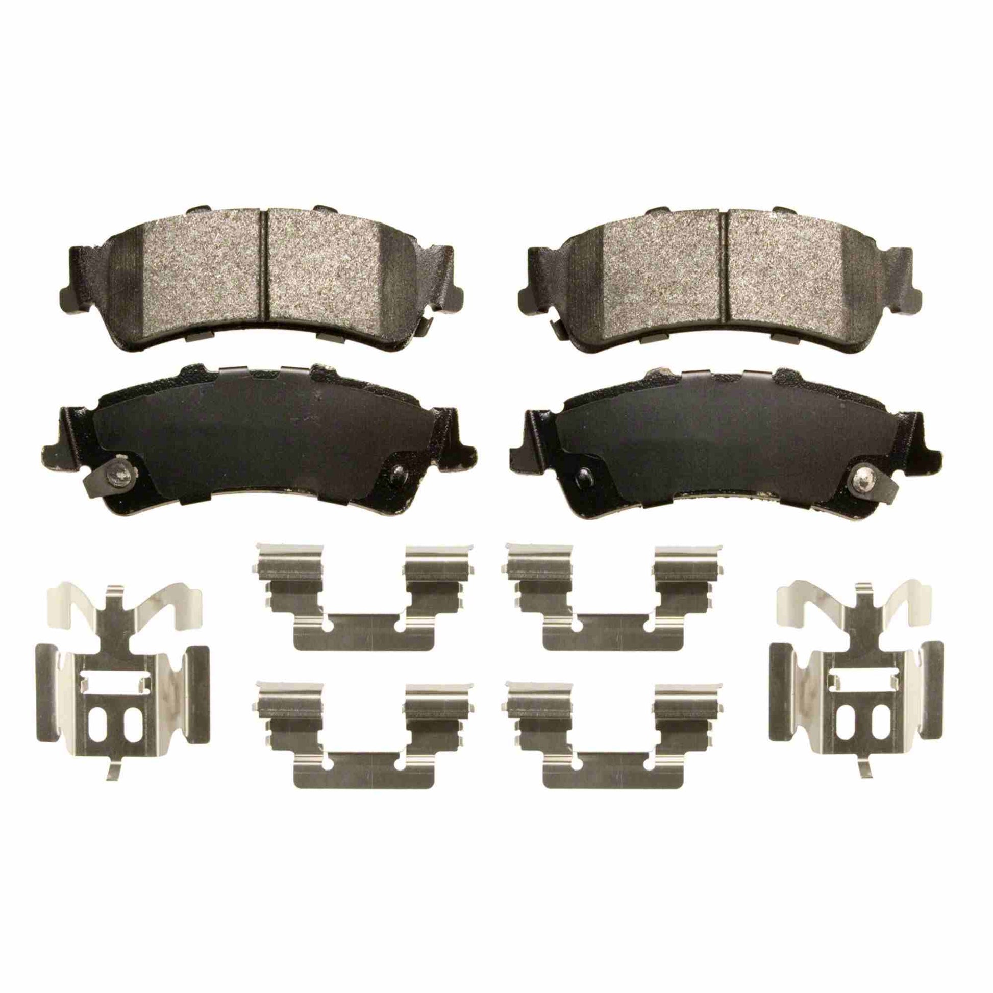 Top View of Rear Disc Brake Pad Set WAGNER BRAKES SX792A