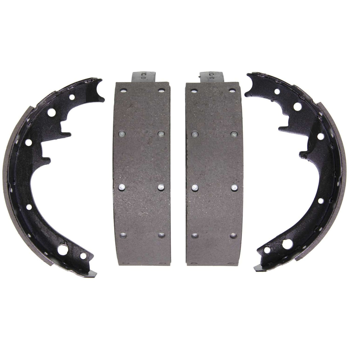 Top View of Rear Drum Brake Shoe WAGNER BRAKES Z169R