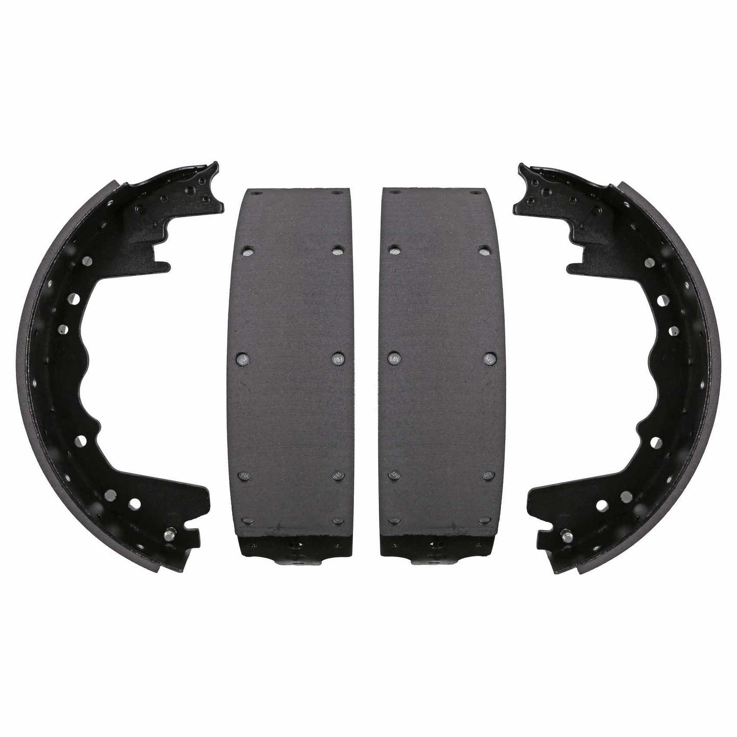 Top View of Rear Drum Brake Shoe WAGNER BRAKES Z358AR