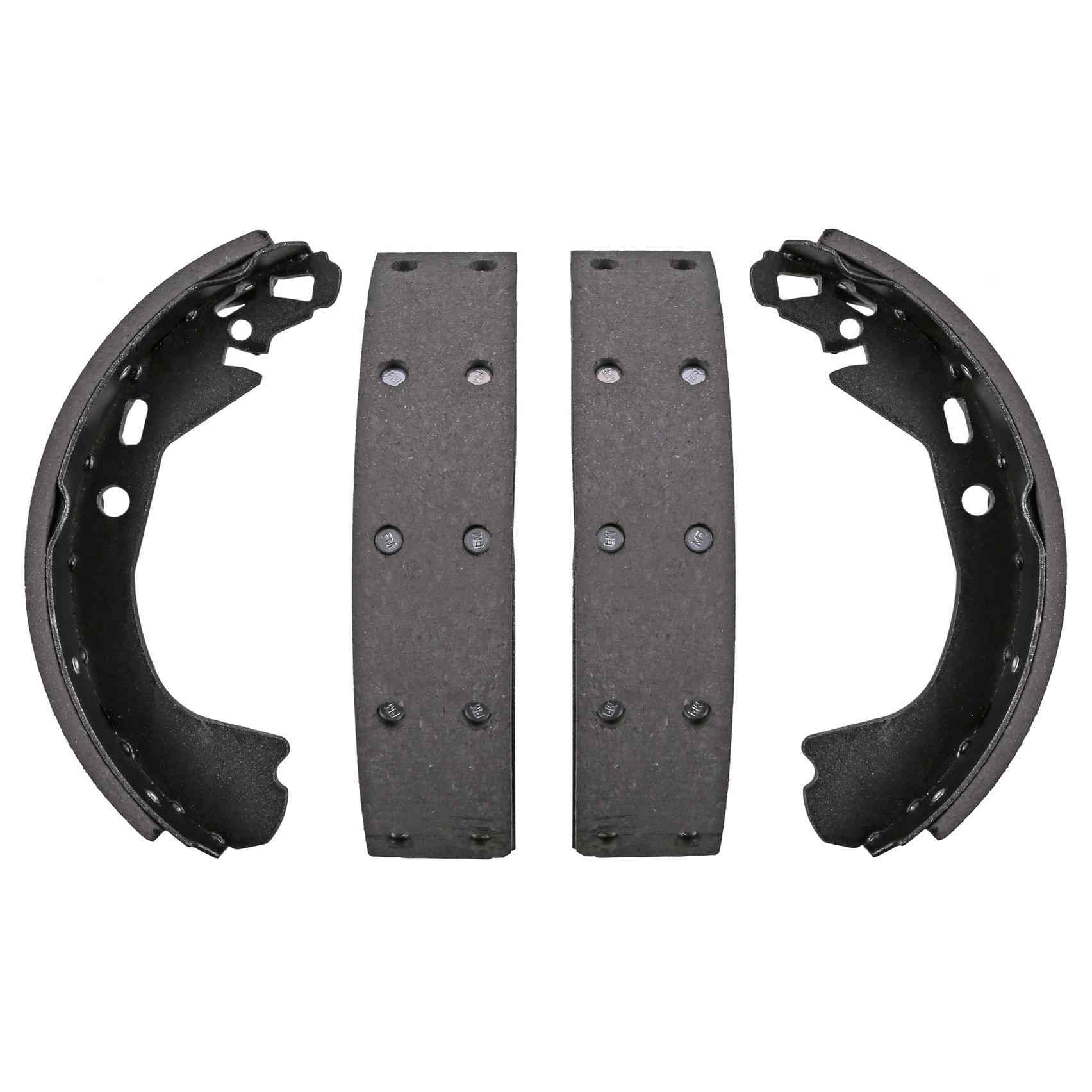 Top View of Rear Drum Brake Shoe WAGNER BRAKES Z636R